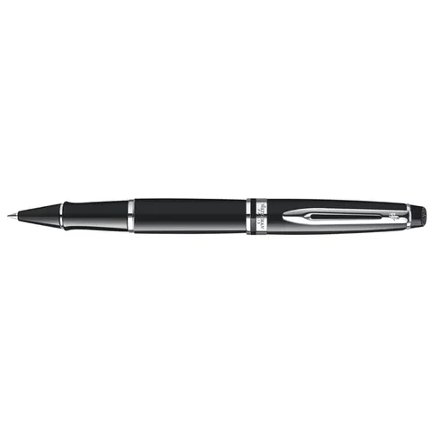 Rollerpen Waterman Expert black lacquer CT fijn – afbeelding 1