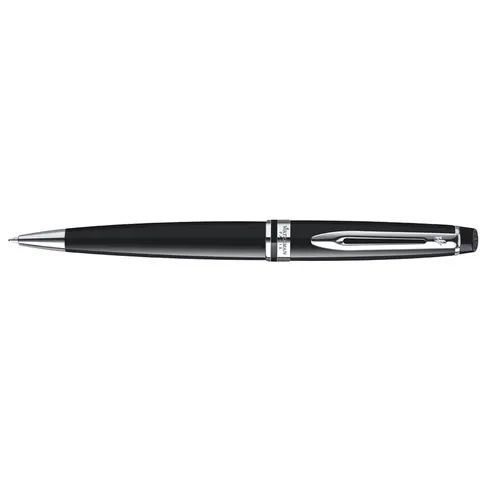Balpen Waterman Expert black lacquer CT medium – afbeelding 1