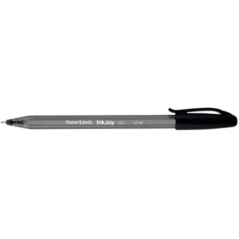 Balpen Paper Mate Inkjoy 100 medium blauw – afbeelding 1