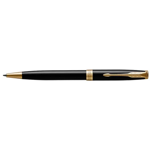 Balpen Parker Sonnet black lacquer GT medium – afbeelding 1