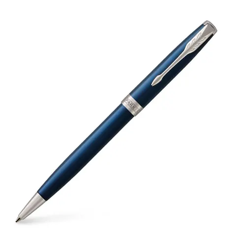 Balpen Parker Sonnet blue lacquer CT medium – afbeelding 1