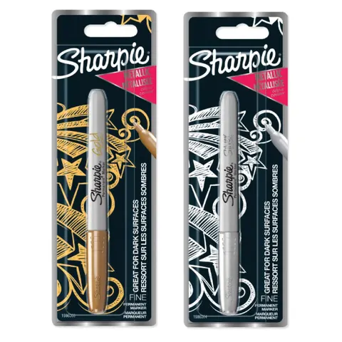 Sharpie 1986003 permanent marker Fine tip Gold 1 pc(s) – image 1