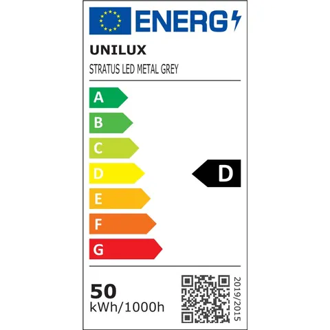 UNiLUX LED-Stehleuchte STRATUS, dimmbar, silber – Bild 1
