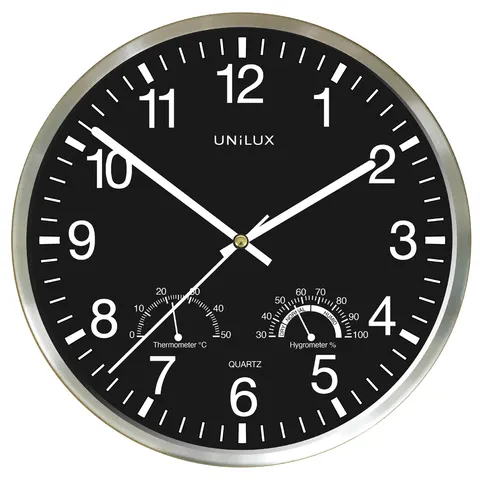 UNILUX Wetty klok grijs – afbeelding 1