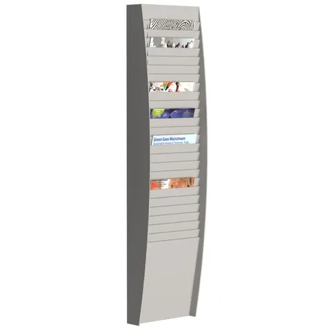 PAPERFLOW Sortiertafel DIN A4 25-Fach grau – Bild 1