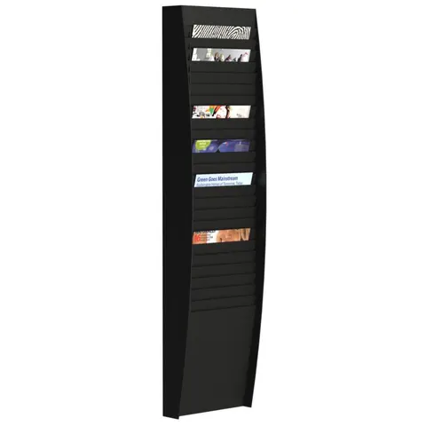 PAPERFLOW Sortiertafel DIN A4 25-Fach schwarz – Bild 1