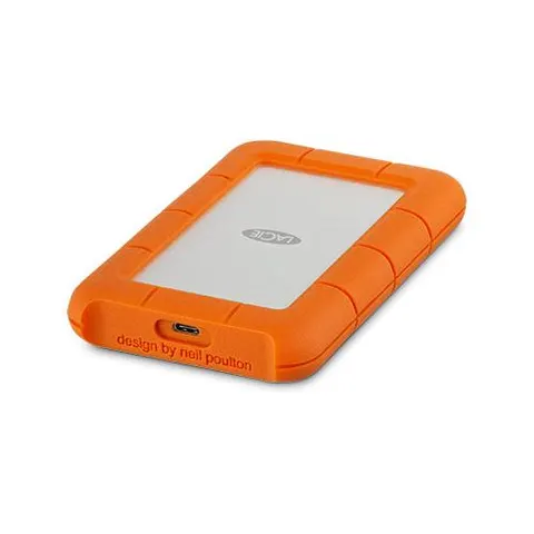 Lacie Rugged 4TB Usb-c USB3.0 – Orange – Bild 1