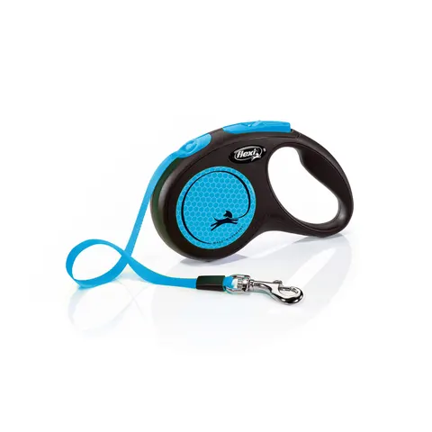 Flexi Laisse New Neon bleu S – image 1