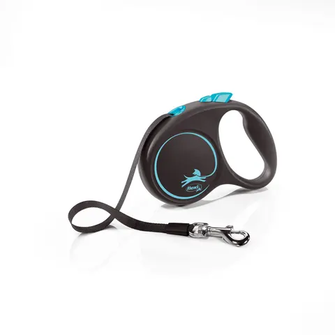 Flexi Sangle Black Design bleu M, 5 m, 25 kg – image 1