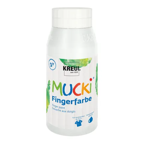 KREUL Fingerfarbe 750 ml weiß – Bild 1