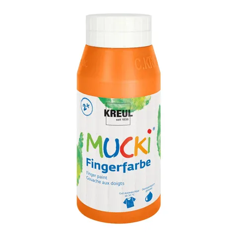 KREUL Fingerfarbe 750 ml orange – Bild 1