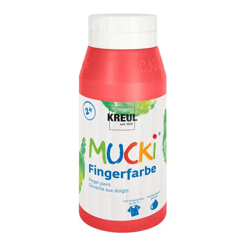 KREUL Fingerfarbe 750 ml rot – Bild 1