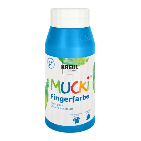 KREUL Fingerfarbe 750 ml blau – Bild 1