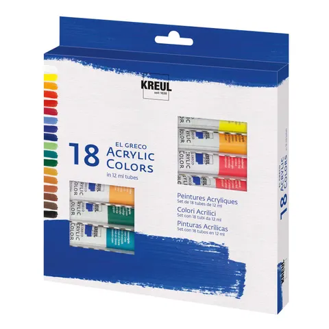 KREUL Acrylfarben farbsortiert – 28251 – Bild 1