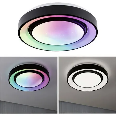 Paulmann 70544 LED-Deckenleuchte LED Schwarz, Weiß – Bild 1