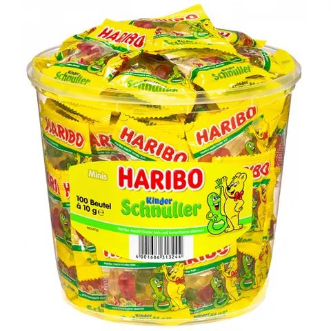 Haribo - Spenen - 100 Mini zakjes – afbeelding 1