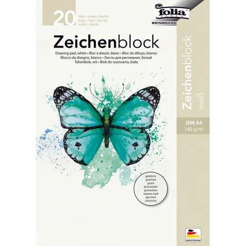 folia Zeichenblock DIN A4 20 Blatt – 8201 – Bild 1