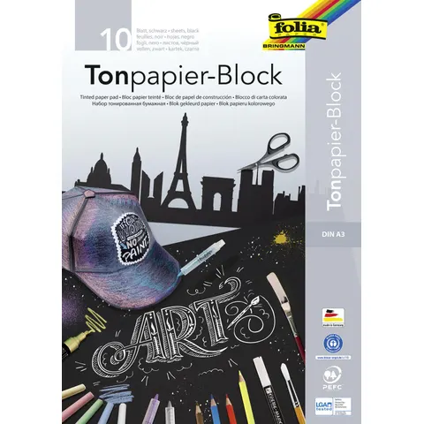 folia Zeichenblock DIN A3 10 Blatt – 039610 – Bild 1