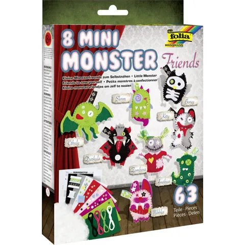 folia Nähset , Mini Monster Friends – Bild 1