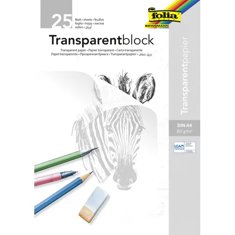 folia Transparentpapier DIN A4 – 800025 – Bild 1