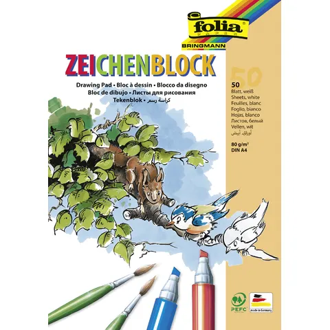 Tekenblok | A4 - 50 vel – afbeelding 1