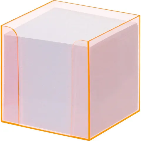 folia Zettelbox transparent orange – Bild 1