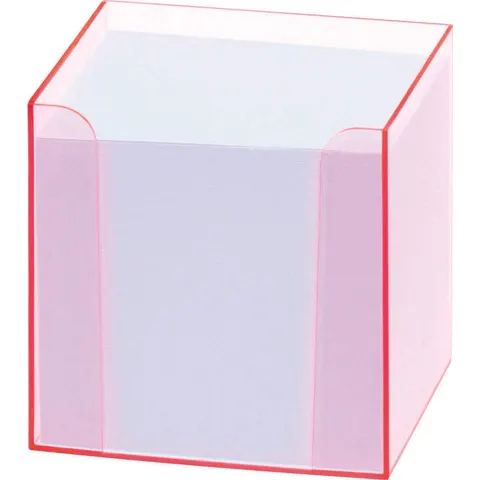 folia Zettelbox transparent pink – Bild 1