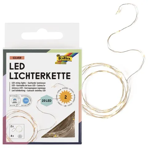 folia Lichterketten 2.2 m weiß – Bild 1