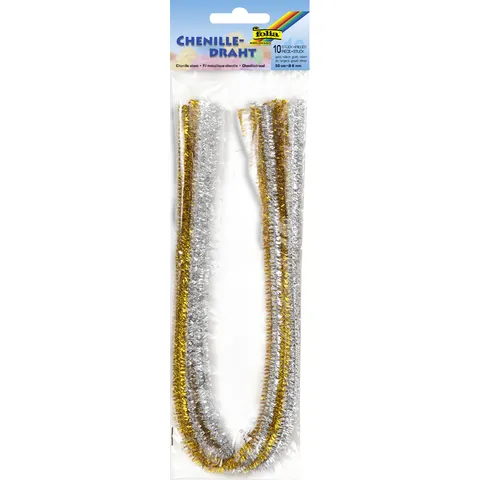 Chenilledraad | Goud en zilver | 5 meter – afbeelding 1