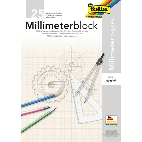 Millimeter papier A3 – afbeelding 1