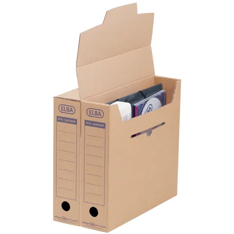ELBA Archivbox tric system mit Verschlusslasche – Bild 1