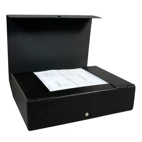 ELBA Heftbox 8,5 cm - schwarz marmoriert – Bild 1