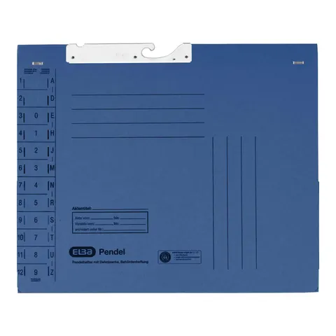 ELBA Pendelhefter DIN A4 blau – Bild 1