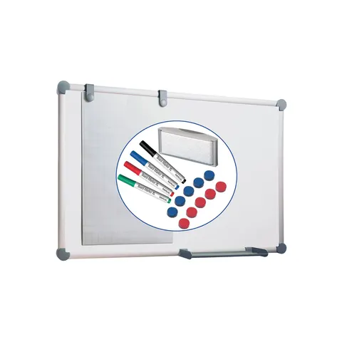 MAUL Whiteboard MAULpro 90x60cm komplett Set – Bild 1
