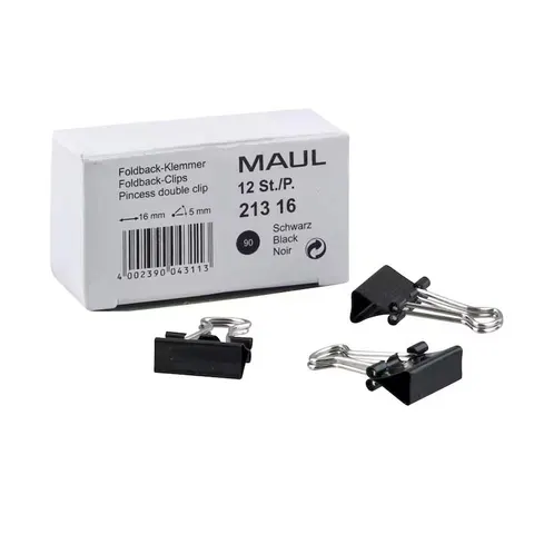 MAUL VZ KLEMME SW5 - Foldback Clips, black – image 1