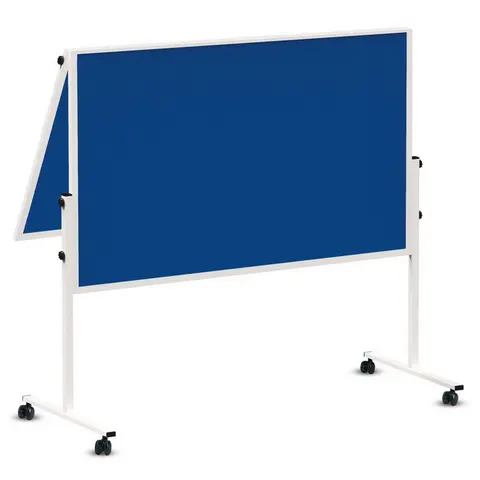 MAUL Moderationstafel solid, klappbar, 1.200 x 1.500, grau – Bild 1