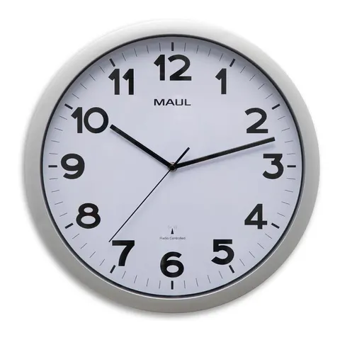 Funkwanduhr MAULstep silber – Bild 1