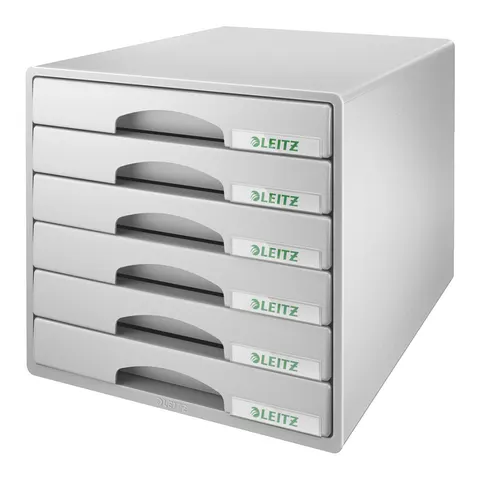 LEITZ Schubladenbox Plus, 6 Schübe, grau – Bild 1