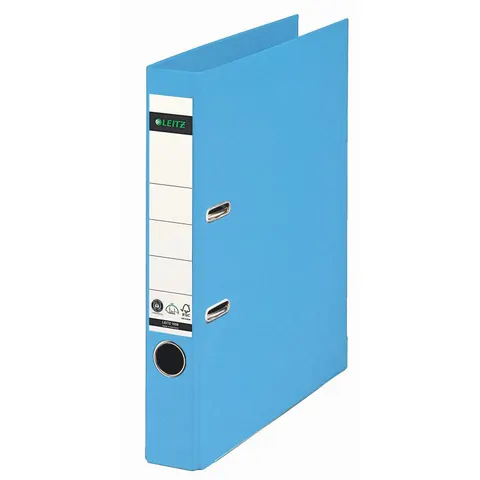 LEITZ Ordner Rückenbreite 5.2 cm DIN A4 Karton hellblau – Bild 1