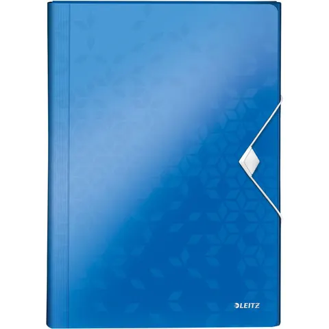 LEITZ Fächermappe DIN A4 6-Fach blau – Bild 1