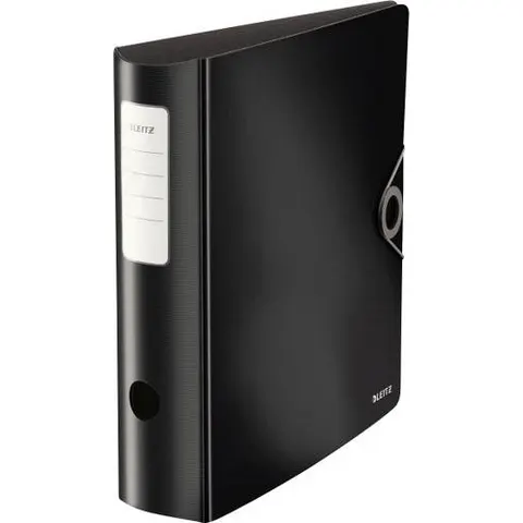 LEITZ Ordner Active Solid, 180 Grad, 82 mm, schwarz – Bild 1