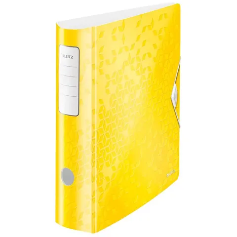 LEITZ 11060016 - Quality folder 180° Active WOW yellow, 80 mm – image 1