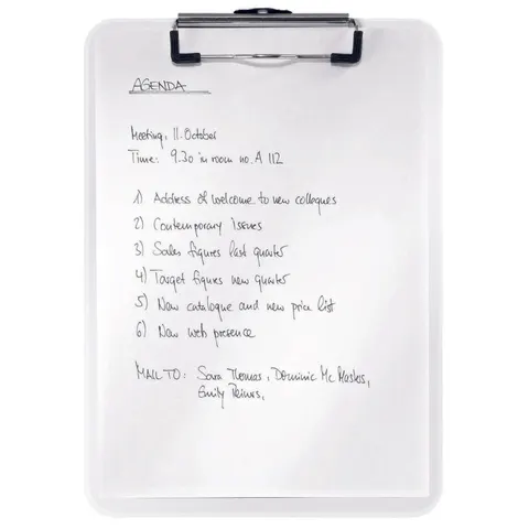 LEITZ 39710001 - Clipboard WOW A4, white – image 1