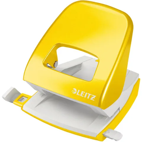 Perforator Leitz WOW NeXXt 2-gaats geel – afbeelding 1