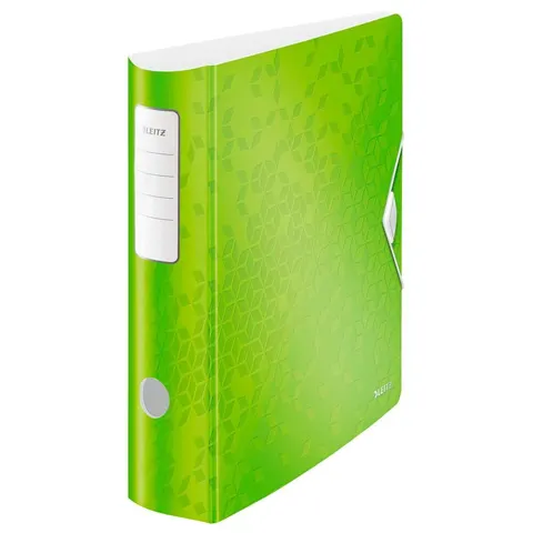 Ordner Leitz WOW active 180° 80mm PP A4 groen – afbeelding 1