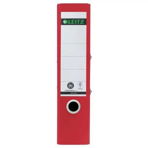 LEITZ 10180025 - High-Quality 180° Folder, Red, 80 mm – image 1