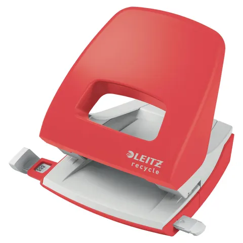 Perforator Leitz Nexxt Recycle 30 vel rood – afbeelding 1
