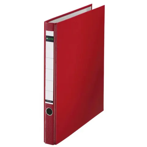 LEITZ Ringbuch 2-Ringe DIN A4 3,5 cm rot – Bild 1