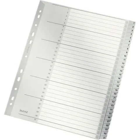 LEITZ Ordnerregister 1281 Vollformat - 1 Satz – Bild 1