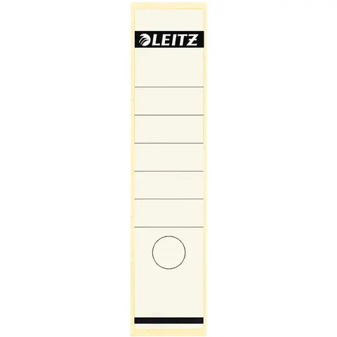 Leitz rugetiketten formaat 61 x 285 mm wit – afbeelding 1